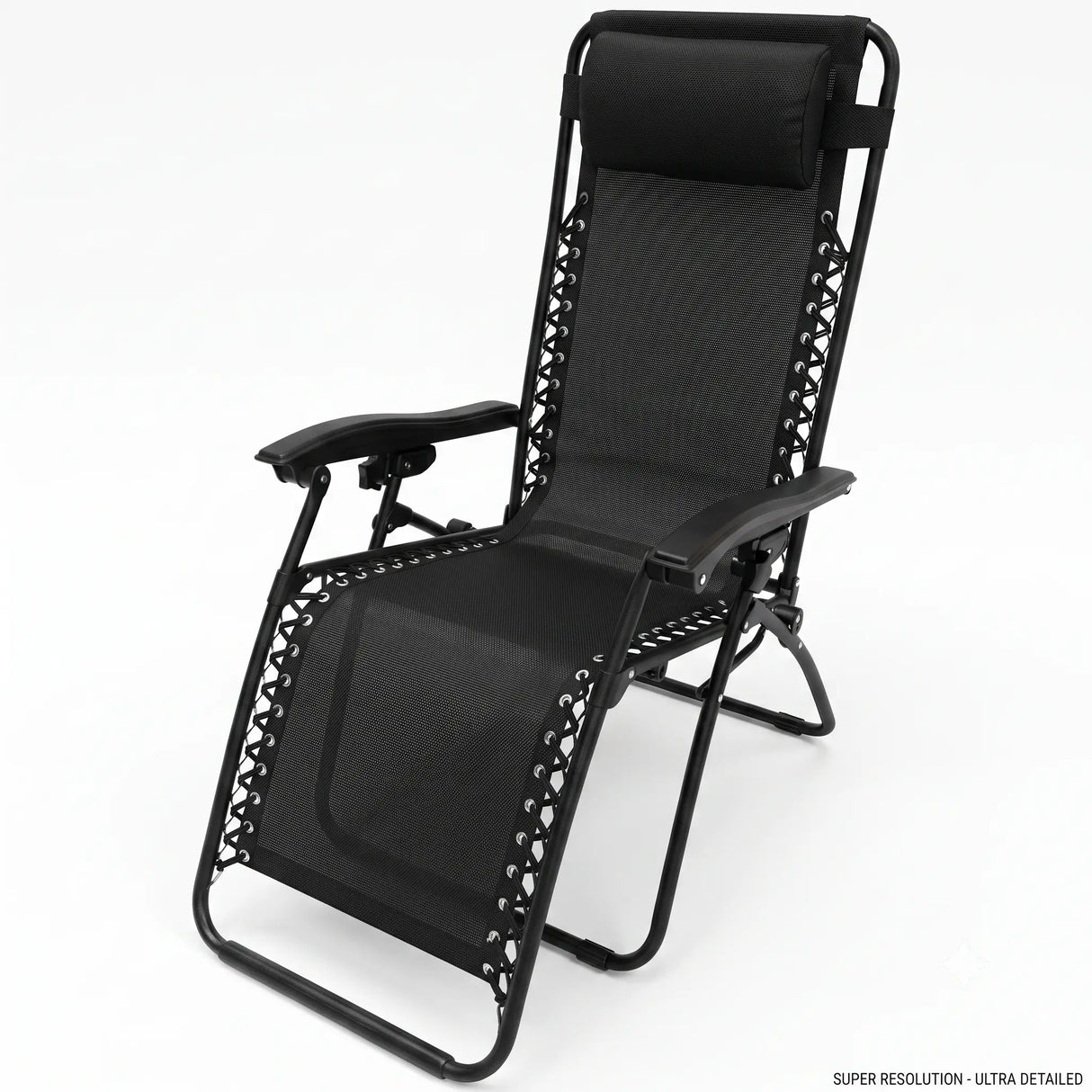Culcita Zero Gravity Recliner Relaxer Chair - Black (Sun Lounger)