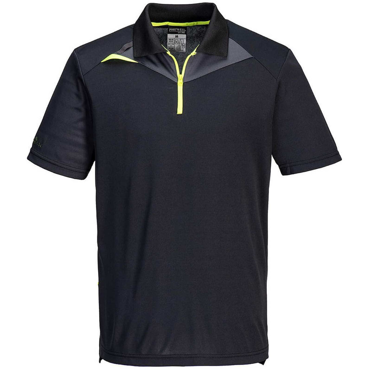 Portwest DX4 Polo Shirt - All Black - XXL | DX410BKRXXL
