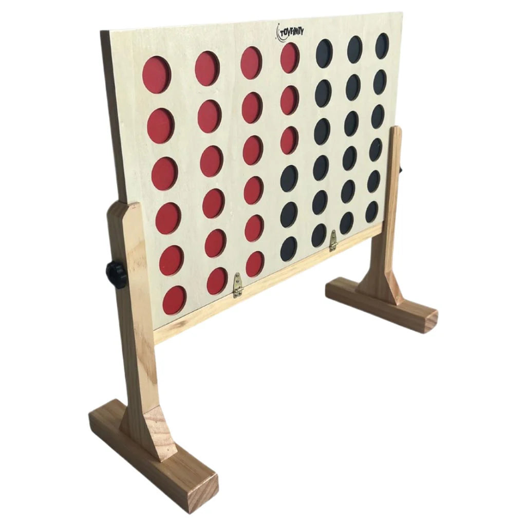 Toyfinity 4-In-A-Row Wooden Set | TFGG000201