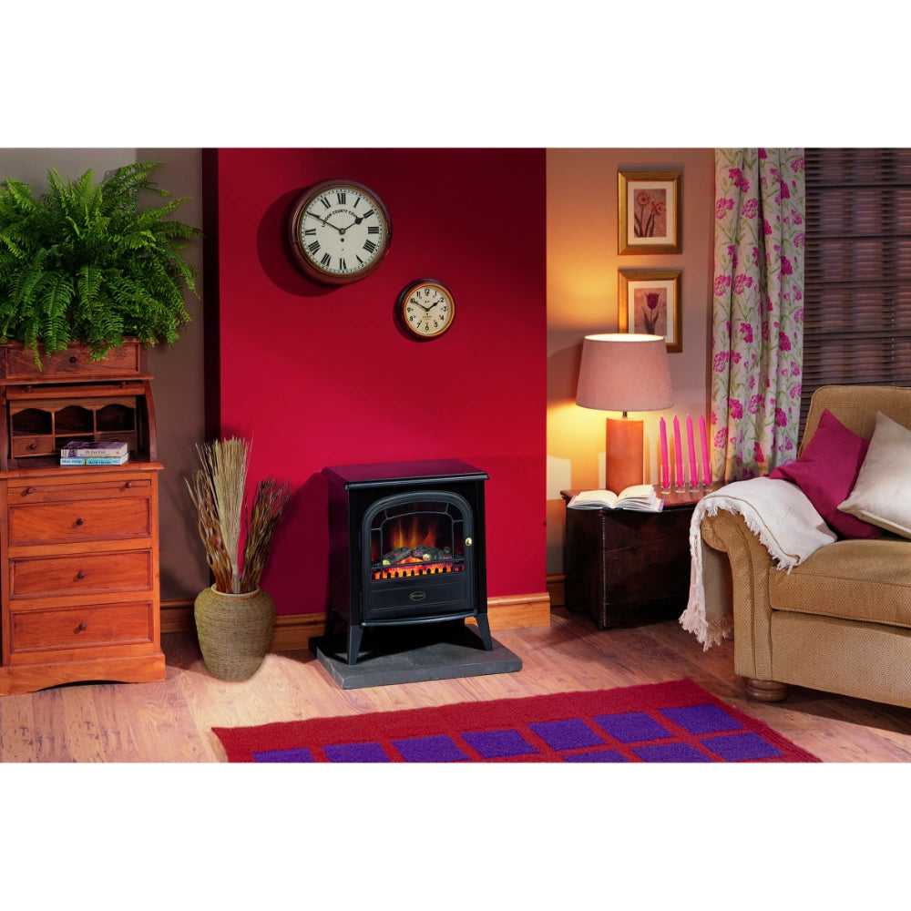Dimplex Club 2KW Optiflame Electric Fire Stove with Remote Control | CLB20E