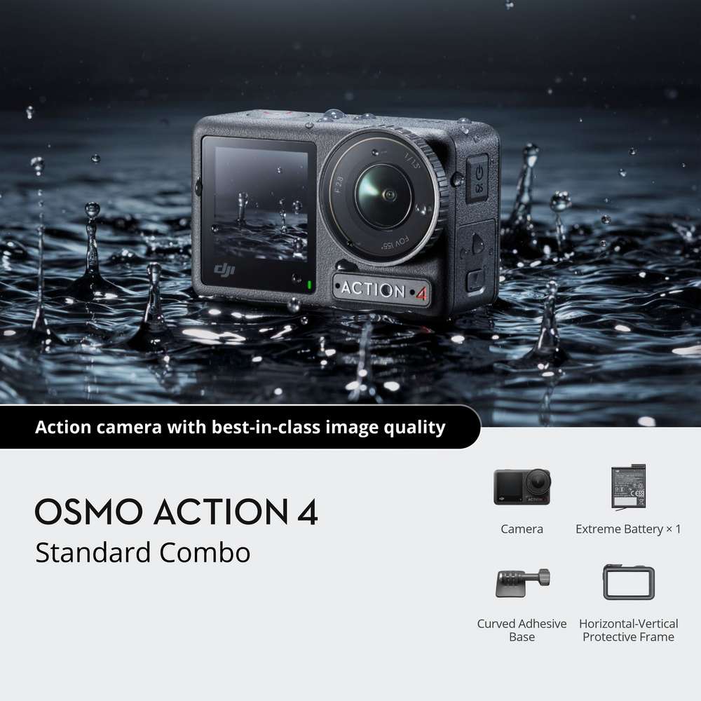 DJI Osmo Action 4 Camera Standard Combo | CP.OS.00000269.01