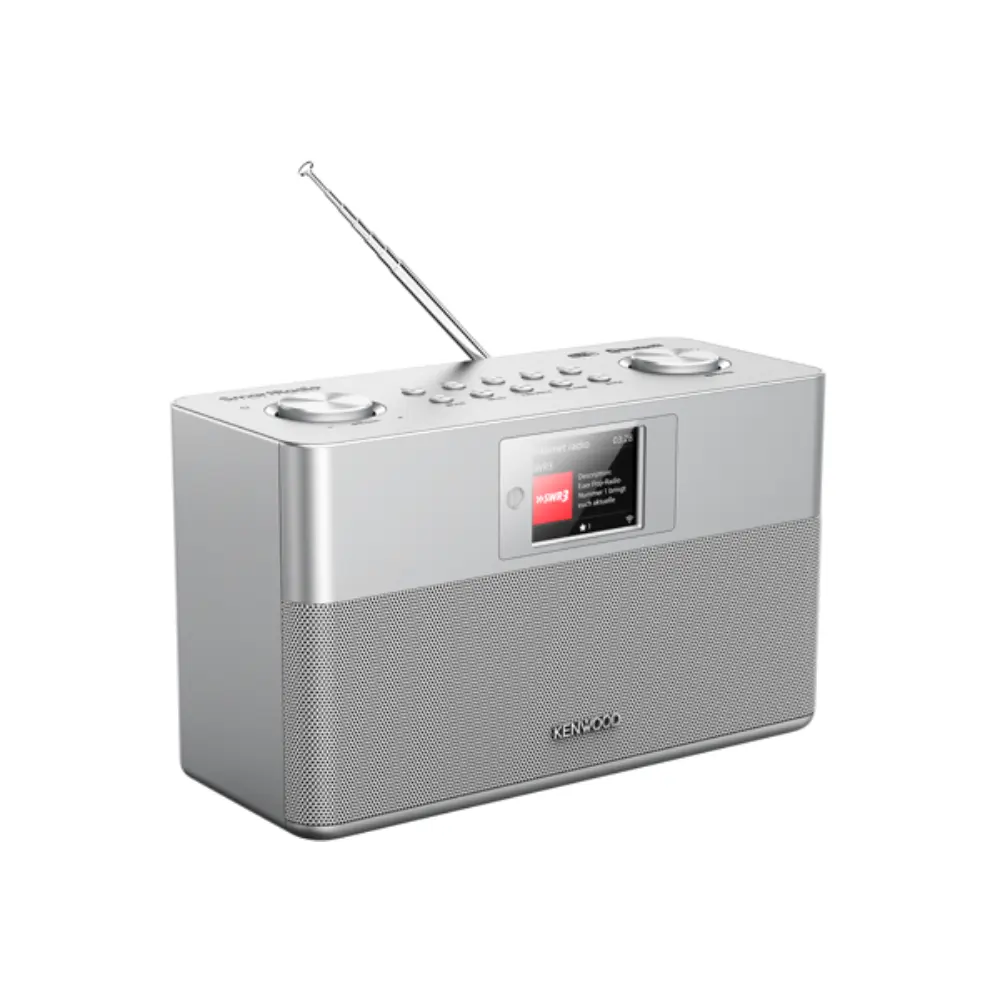 Kenwood Compact Smart WIFI Internet FM Radio - Silver | CR-ST100S-S