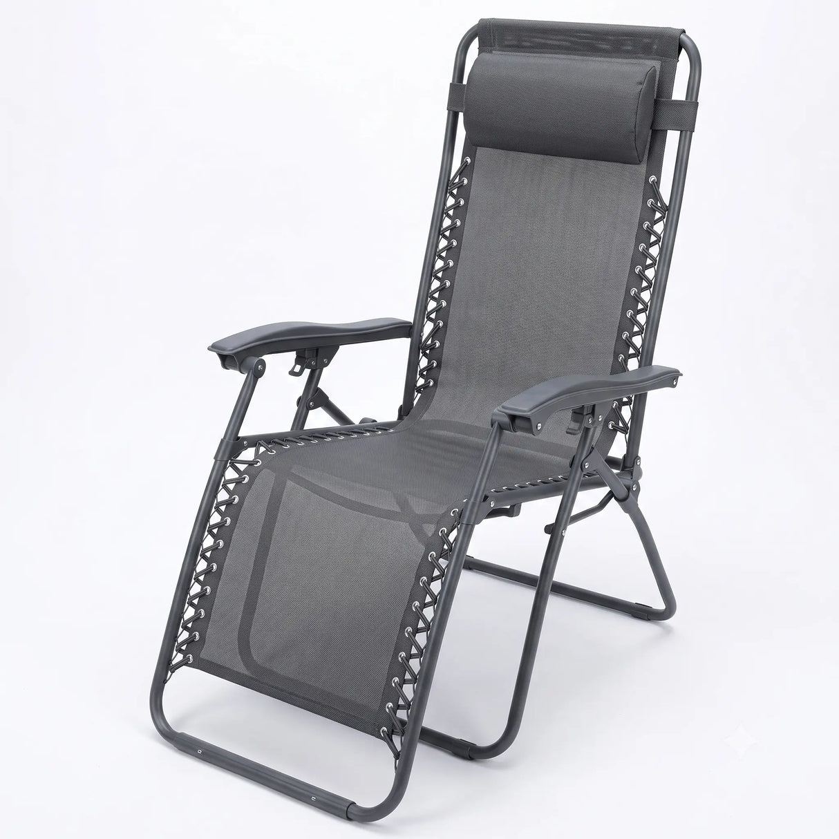 Culcita Zero Gravity Recliner Relaxer Chair - Charcoal Grey (Sun Lounger)