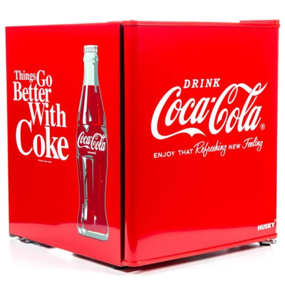 Husky Coca Cola 48 Litre Table Top Mini Fridge | HUS-EL 196-HU-C