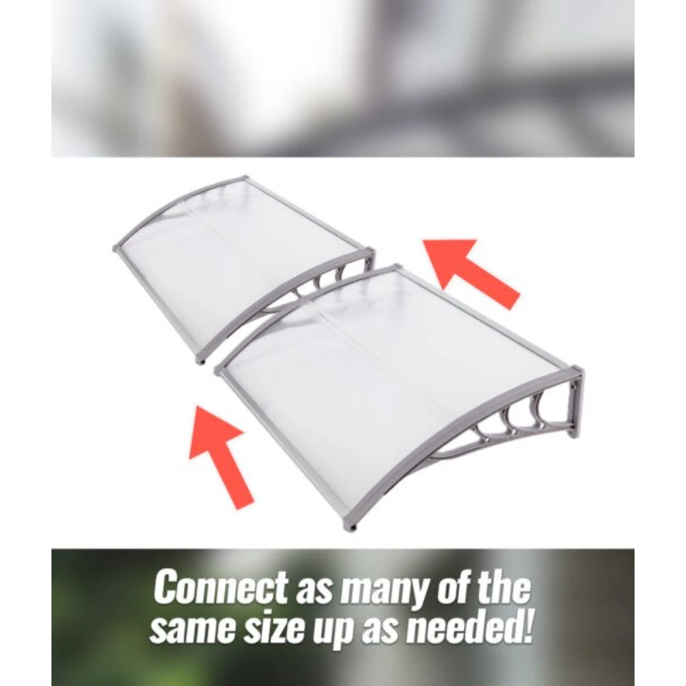 Blackspur Over Door Canopy 120cm x 80cm - White