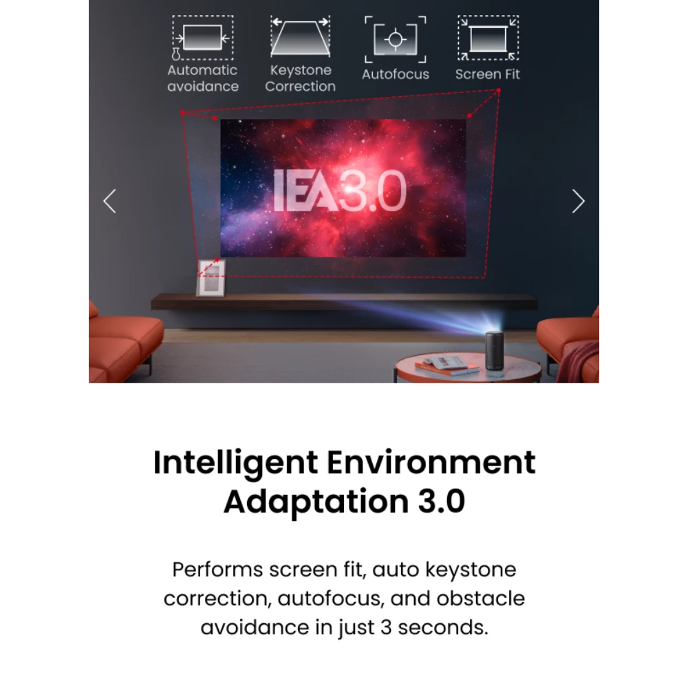 Nebula Capsule 3 1080p Mini Portable Projector - Black | D2425212