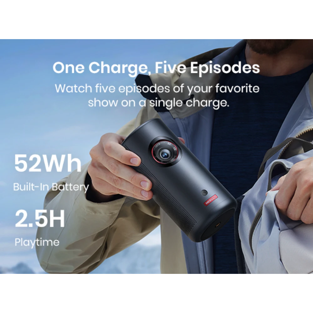 Nebula Capsule 3 Mini Portable Laser Projector - Black | D2426212