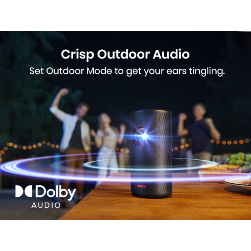 Nebula Capsule 3 Mini Portable Laser Projector - Black | D2426212