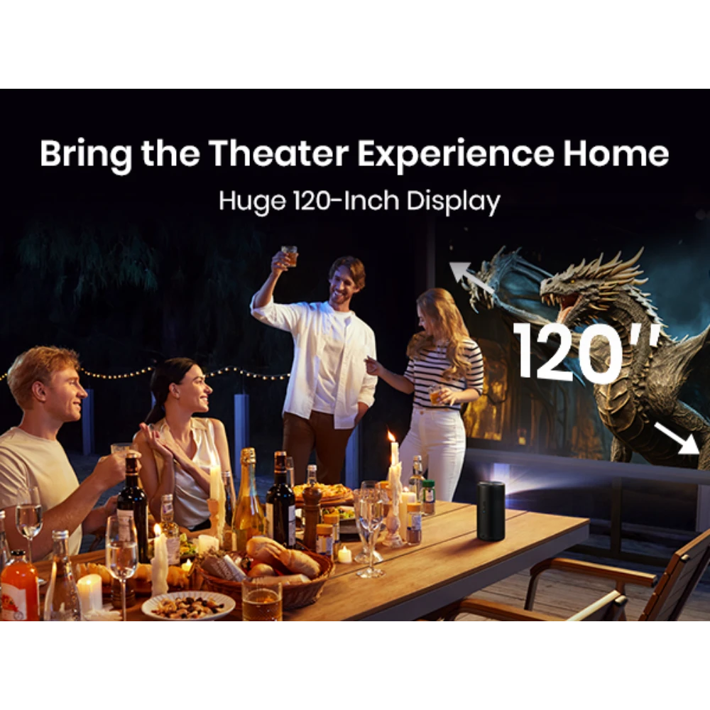 Nebula Capsule 3 Mini Portable Laser Projector - Black | D2426212