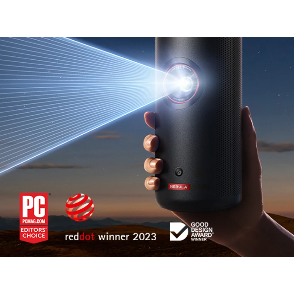 Nebula Capsule 3 Mini Portable Laser Projector - Black | D2426212