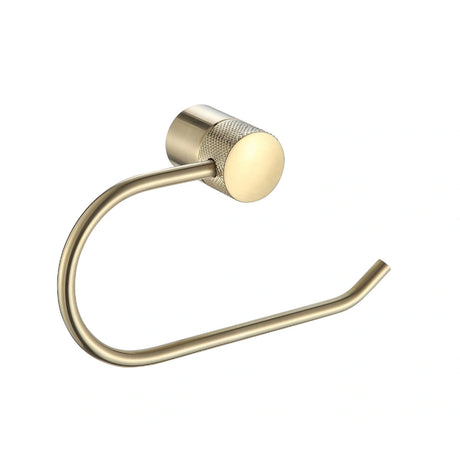 De Vielle Bathroom Santorini Toilet Roll Holder - Gold | DEV98010AGB