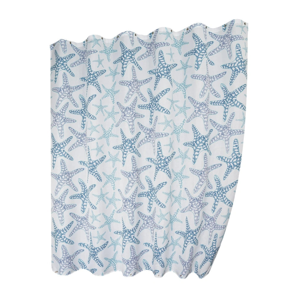 De Vielle Bathroom Printed Shower Curtain 180cm x 180cm - Nautical | DEVBT829807