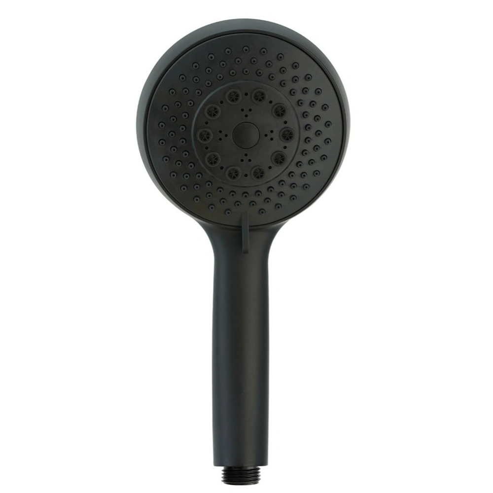 De Vielle Bathroom 5 Function Jet Shower Head - Black | DEVP212B