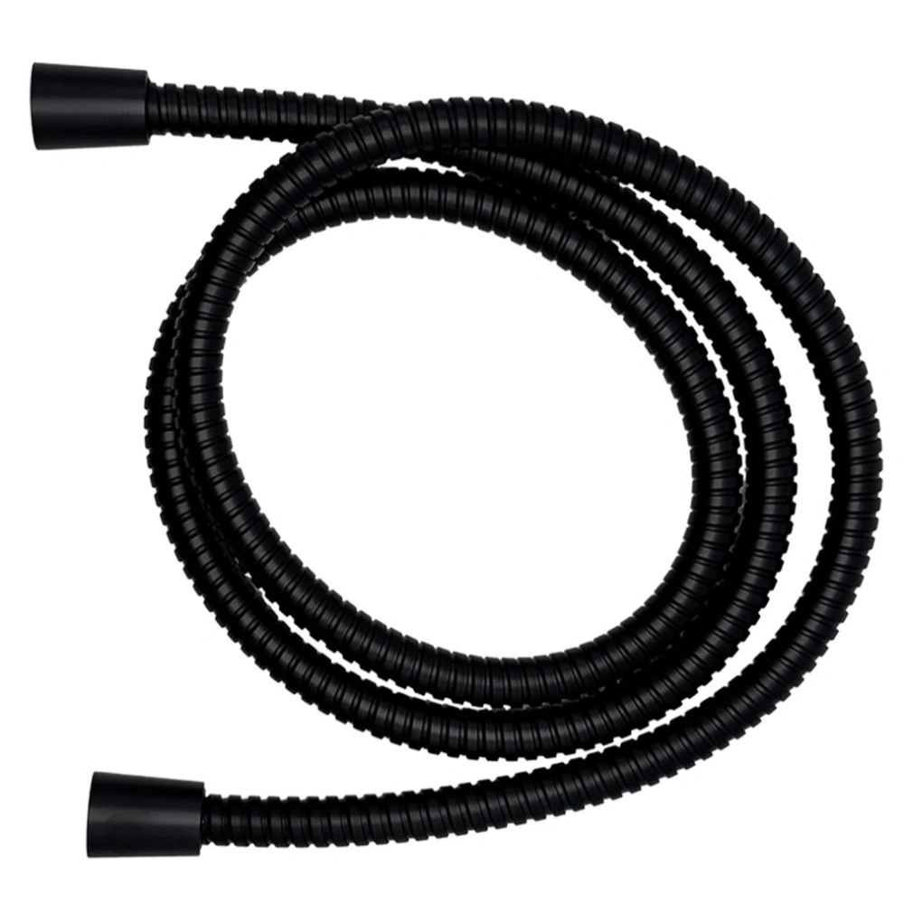 De Vielle Bathroom 1.5 Metres 304 Shower Hose - Black | DEVTYT15