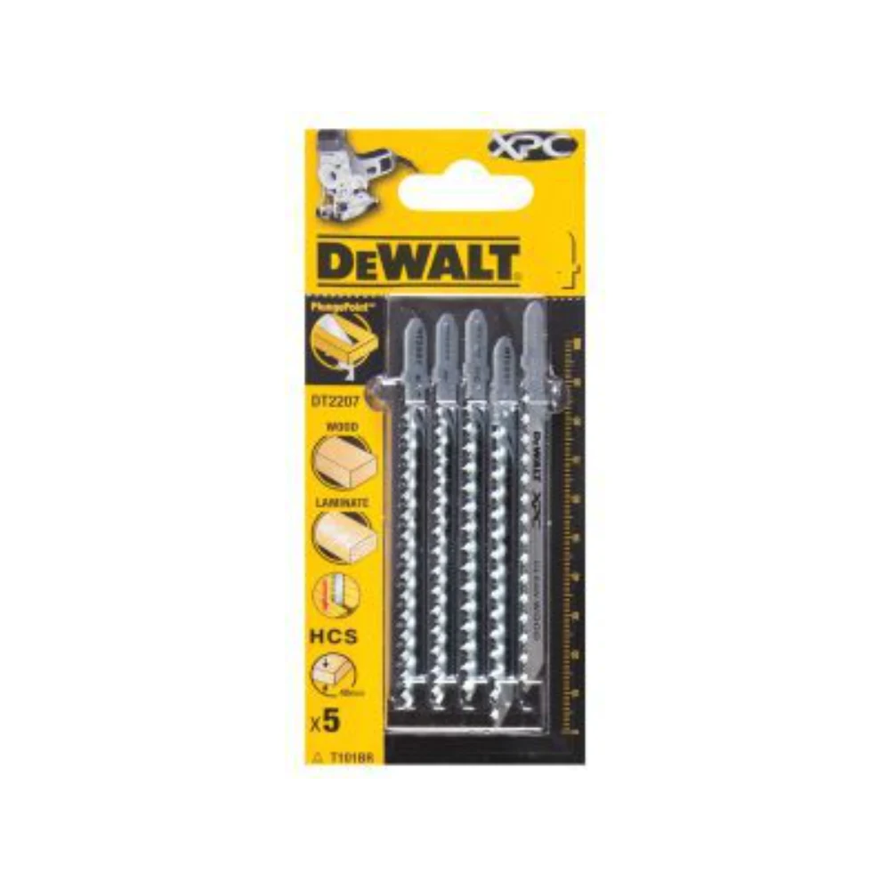 Dewalt XPC HCS Wood Jigsaw Blades Pack of 5 T101BR | DEWDT2207QZ