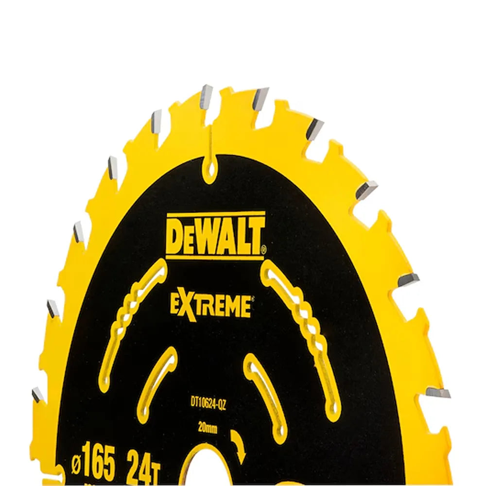 Dewalt ELITE Series Framing Circ Circular Saw Blade 165mm x 20mm x 24 Tooth | DEWDT10624QZ