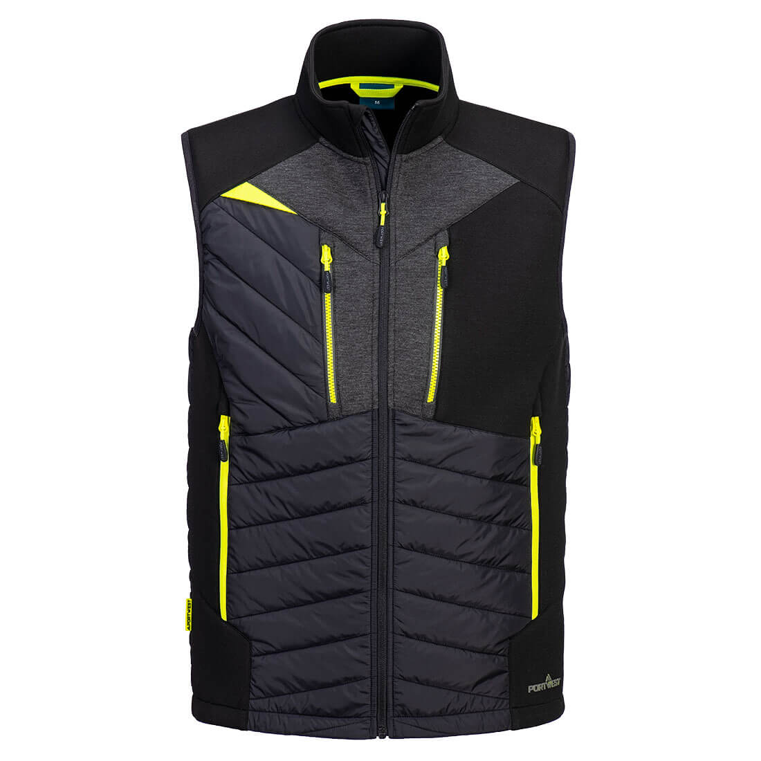 Portwest DX4 Hybrid Baffle Gilet- Large - Black | DX470BKRXL