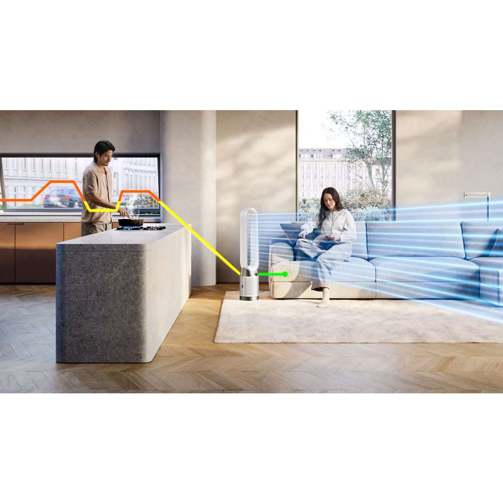 Dyson Cool PC1 Air Purifier - White and Nickel | 544903-01