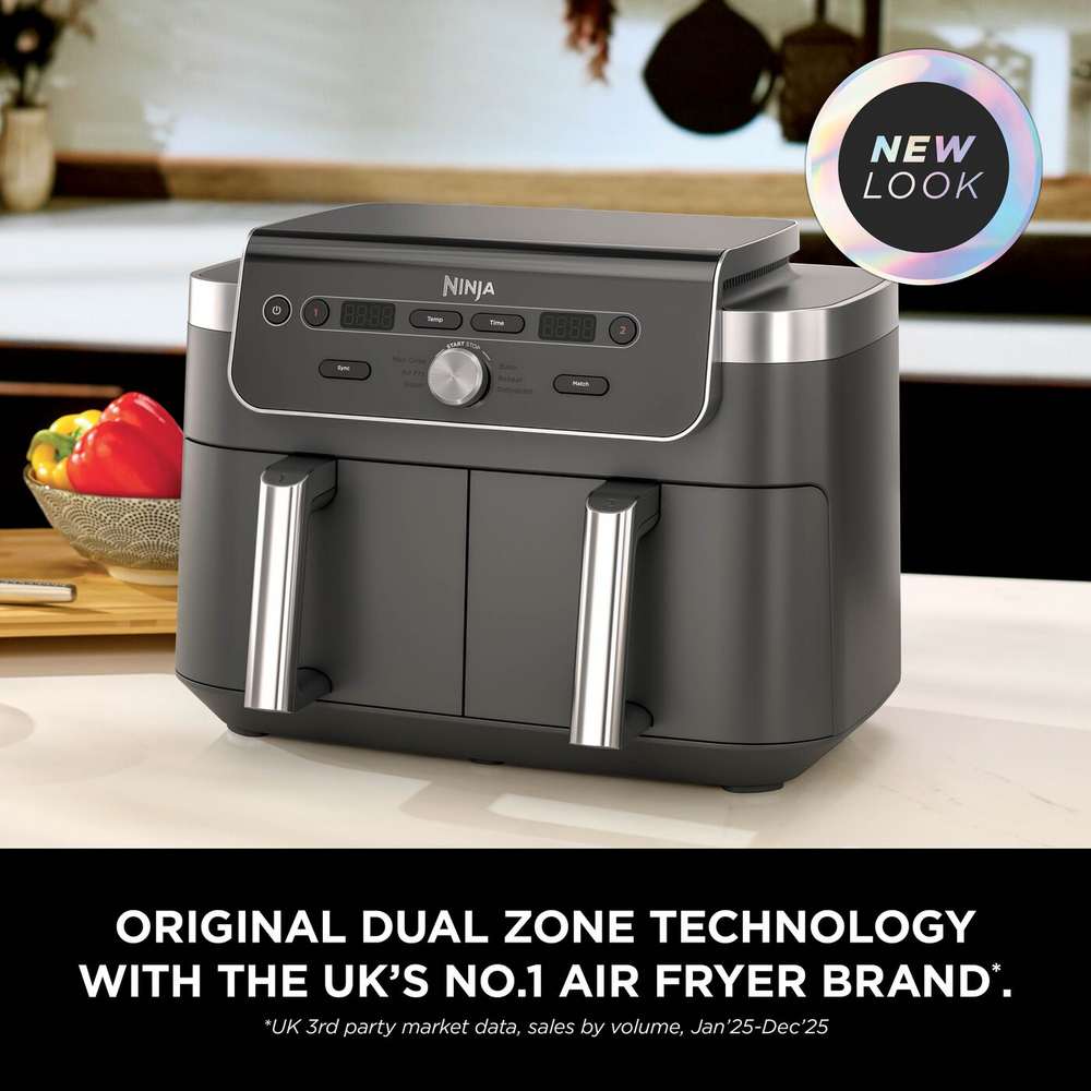 Ninja DualZone XL Dual Twin Drawer Air Fryer | DZ901UK