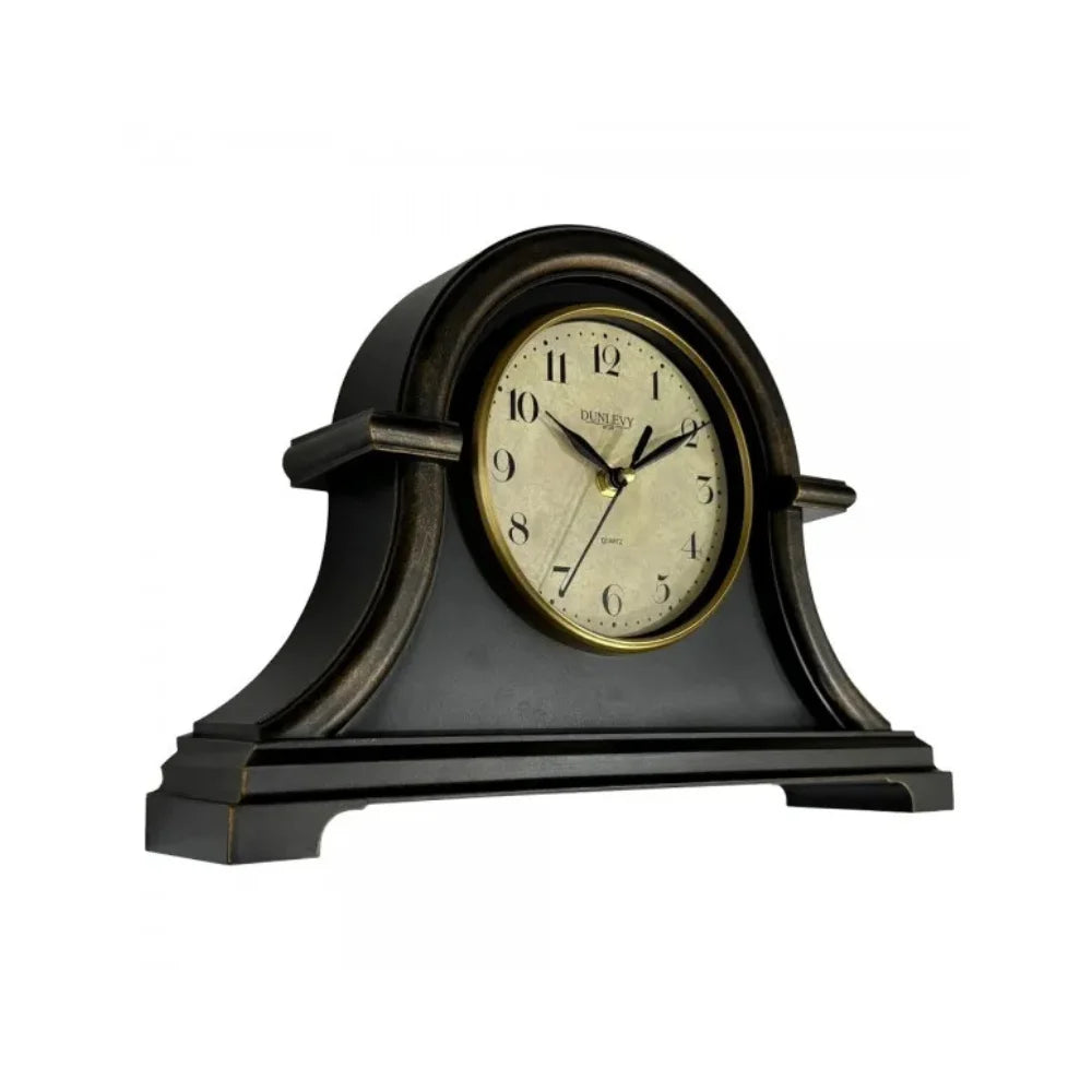 Dunlevy 32cm Napolean Mantel Clock - Antique Black | CL7030B