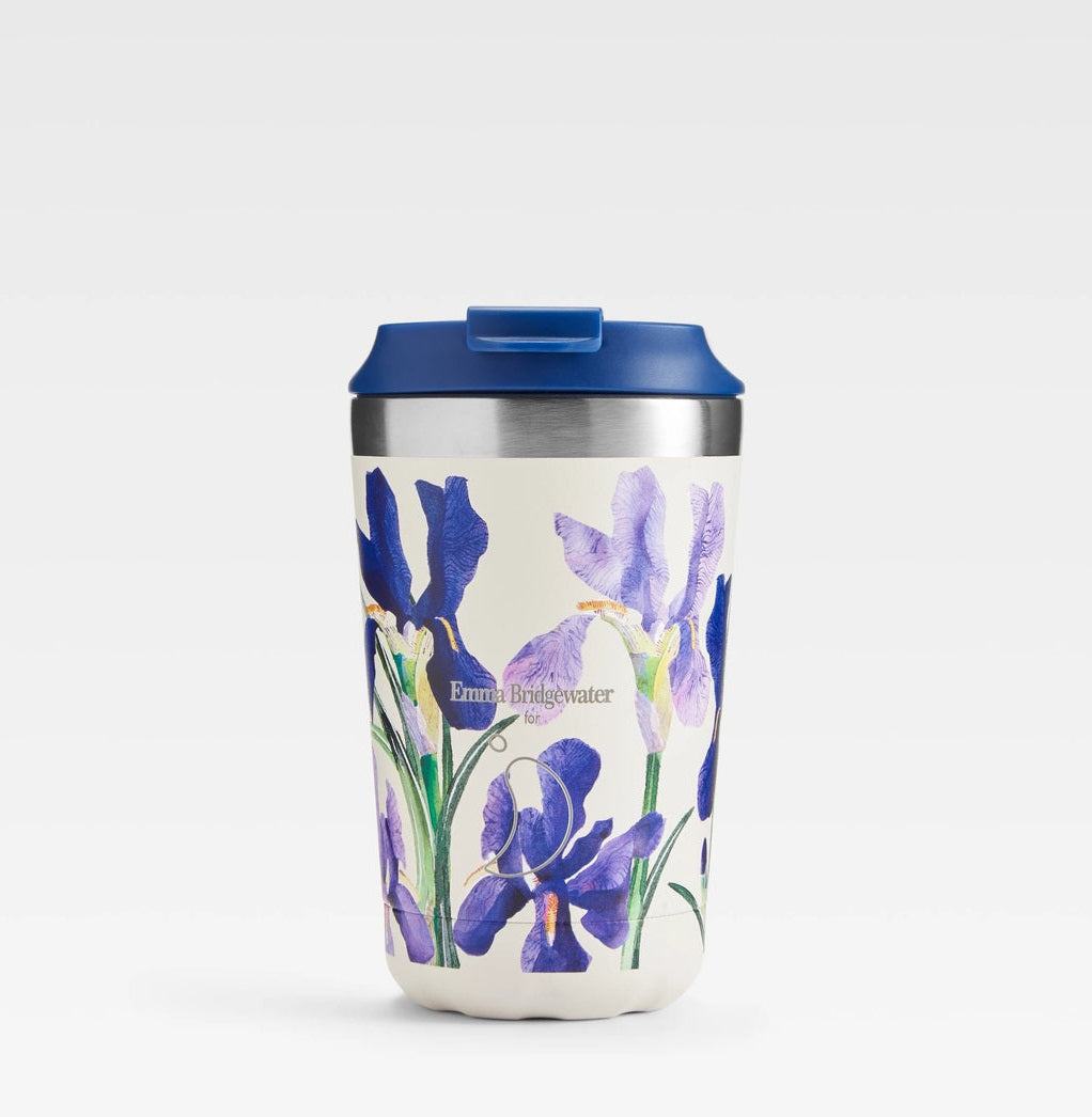Chillys Coffee Cup 340ml Emma Bridgewater - Blue Iris | C340OH90REBBI