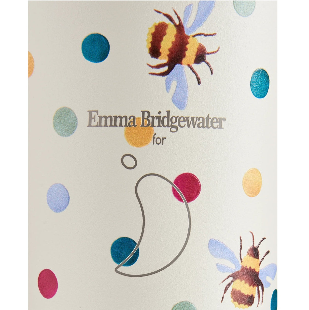 Chillys Coffee Cup 340ml Emma Bridgewater - Polka Dots & Bees | C340OH90REBPKBEE