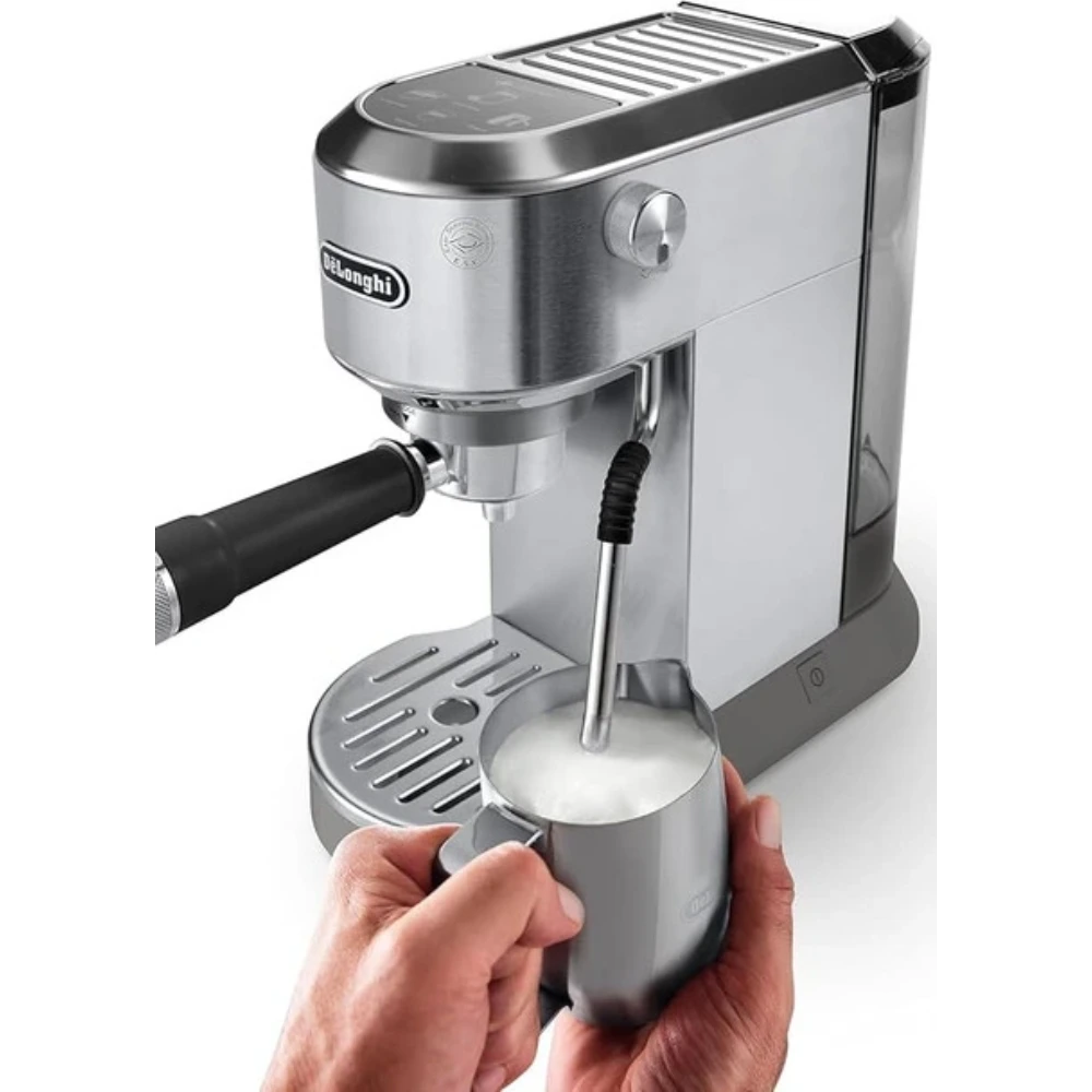 DeLonghi Dedica Duo Espresso Coffee Machine - Stainless Steel | EC890.M