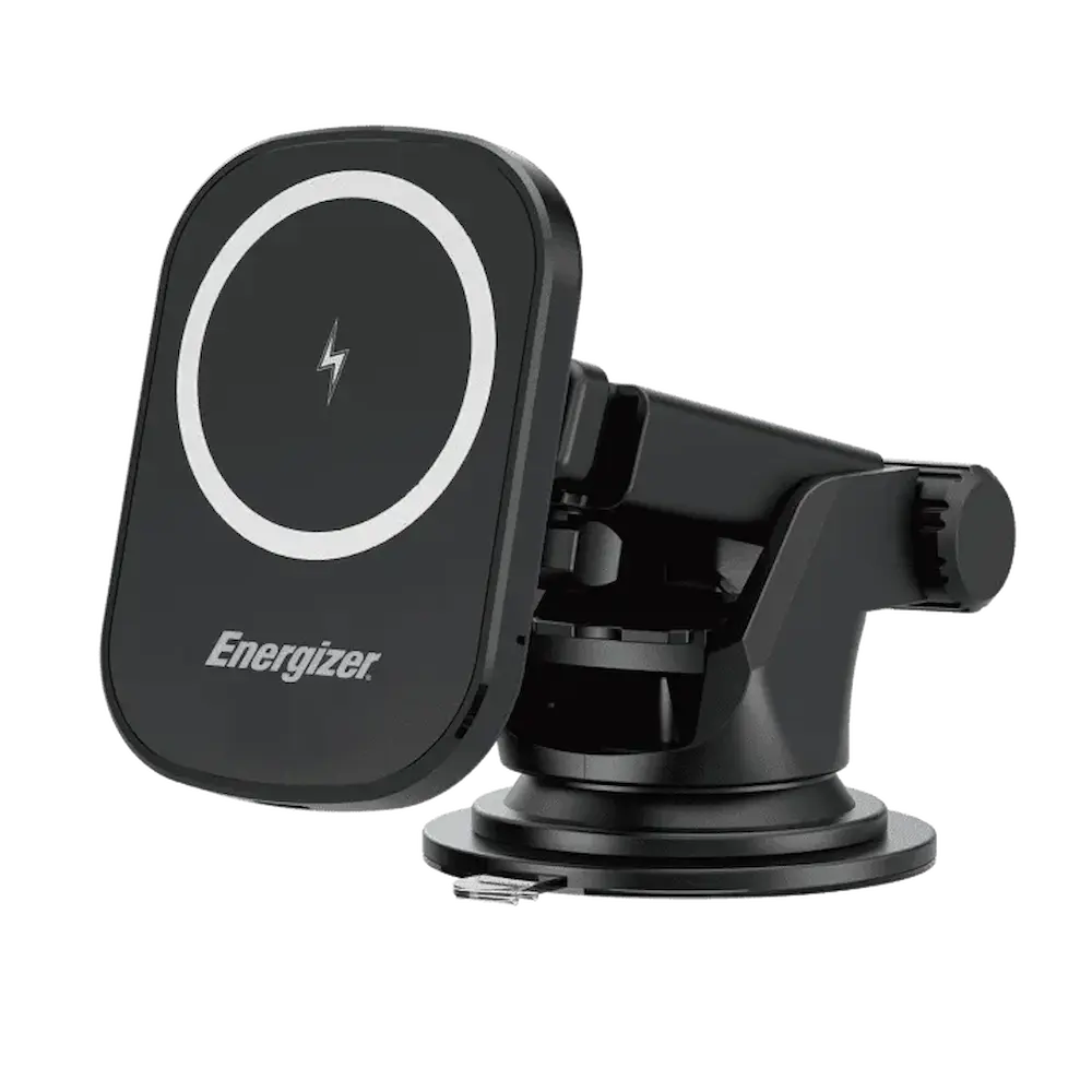 Energizer 15W Magnetic QI Wireless In Car Phone Charger Vent/Windscreen Mount | CA007