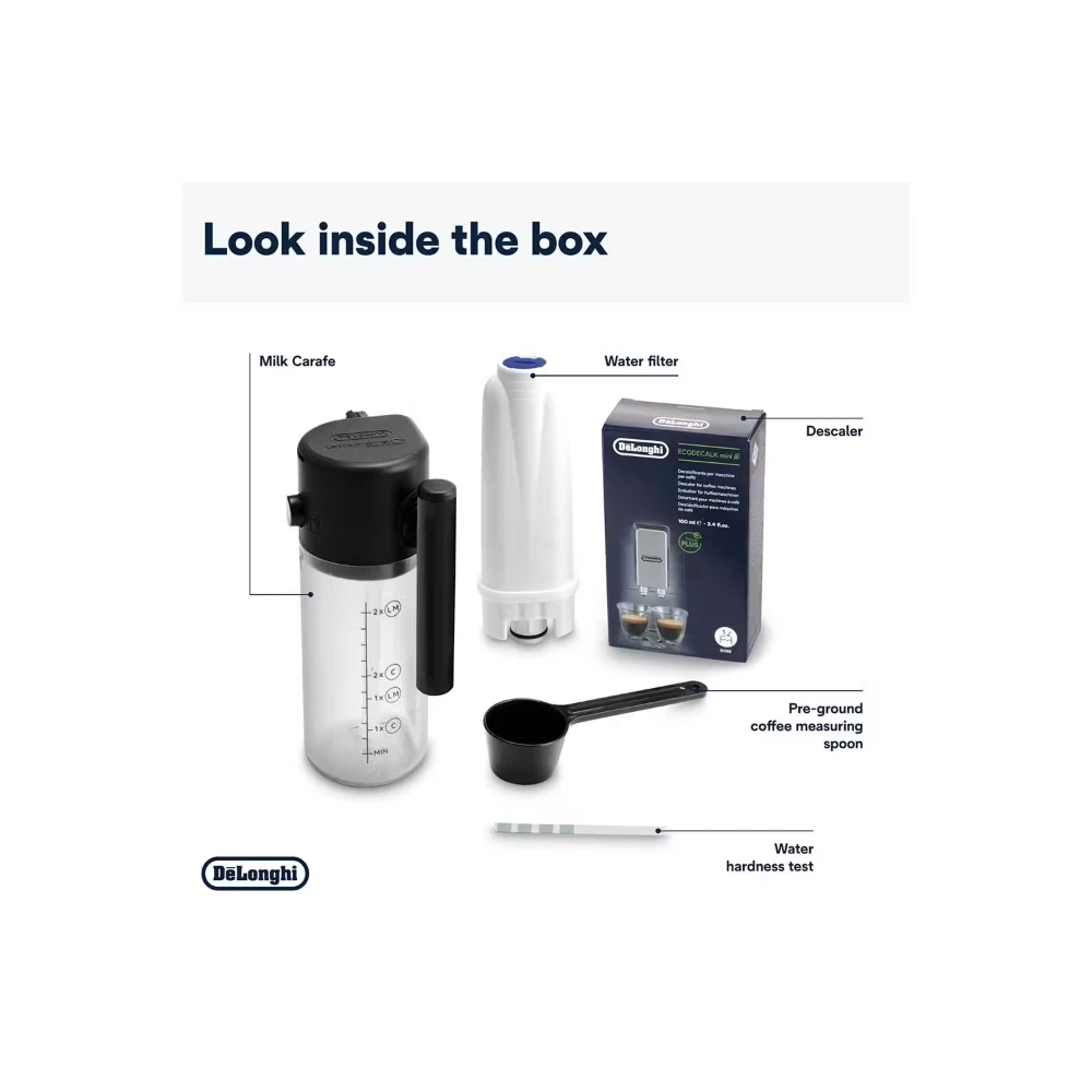 DeLonghi Magnifica Start Fully Automatic Bean to Cup Coffee Machine - Black | ECAM220.60.B