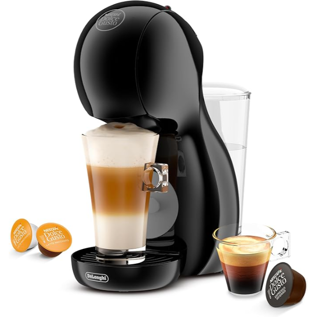 Delonghi Nescafé Dolce Gusto Piccolo XS Pod Coffee Machine Bundle - Black | EDG210.BGY