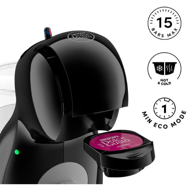 Delonghi Nescafé Dolce Gusto Piccolo XS Pod Coffee Machine Bundle - Black | EDG210.BGY