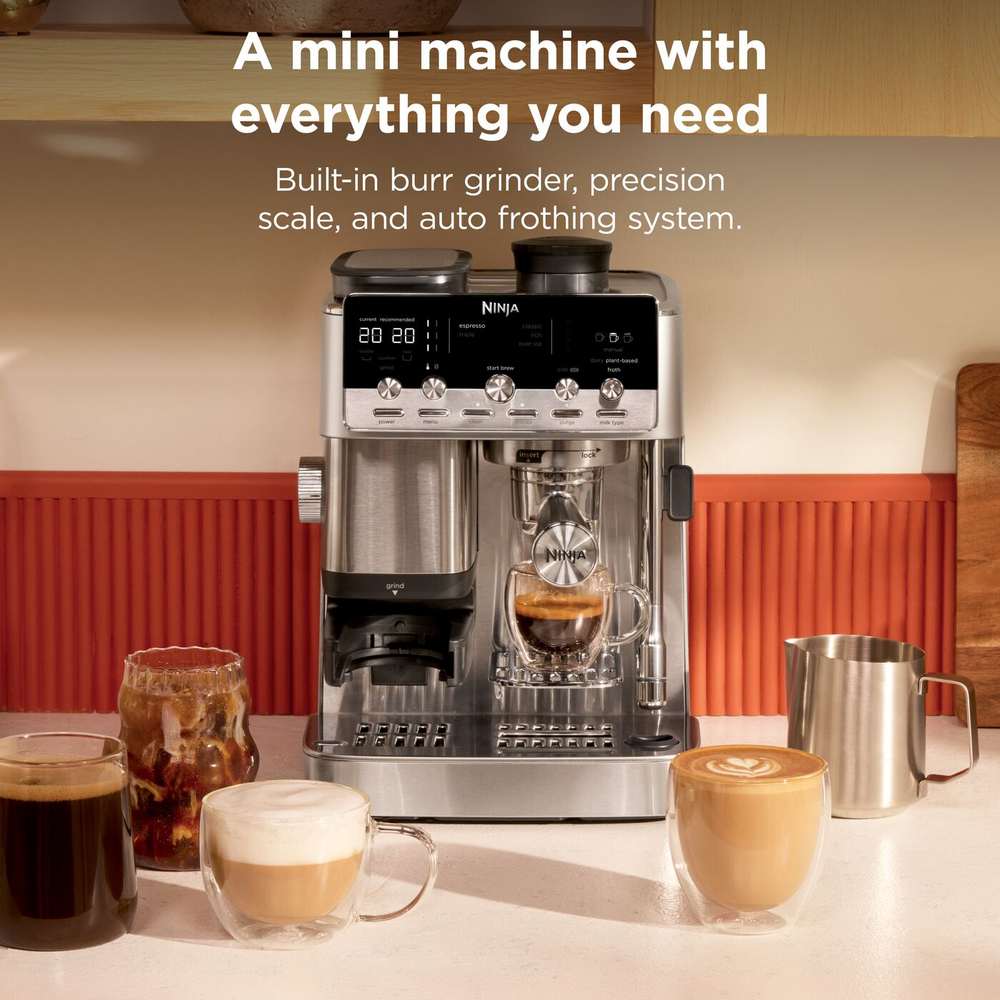 Ninja Luxe Café Mini Plus Espresso Coffee Machine | ES352UK