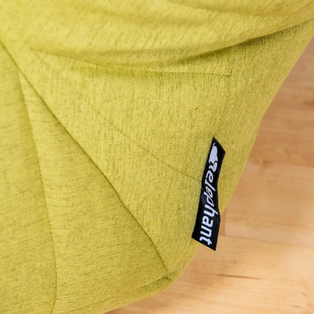 Elephant Boho Chair Bean Bag - Green | EBHGRE19