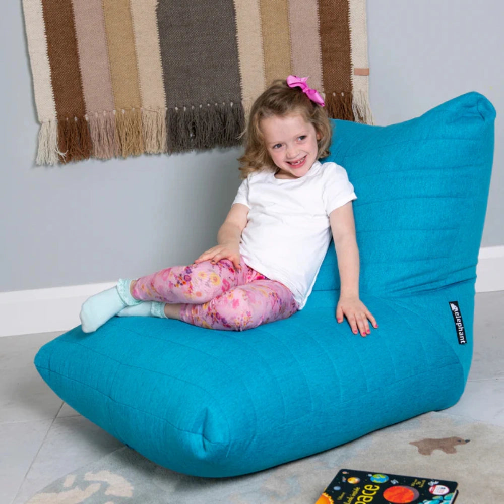 Elephant Boho Chair Bean Bag - Turquise | EBHTUR19