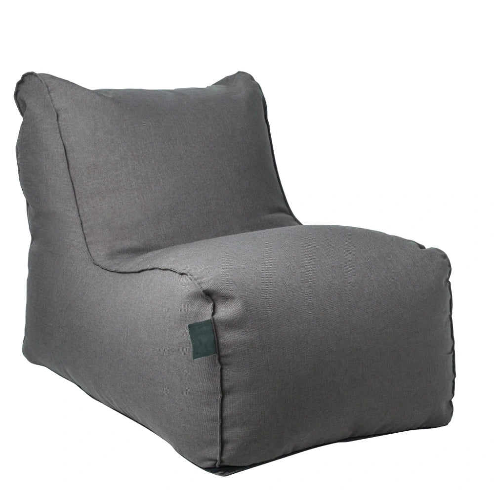 Elephant Lounger Chair Bean Bag - Charcoal | ELGCHA10