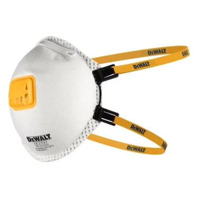 DeWalt FFP3 Disposable Particulate Respirator Face Mask 5 Pack | DWRFFP35
