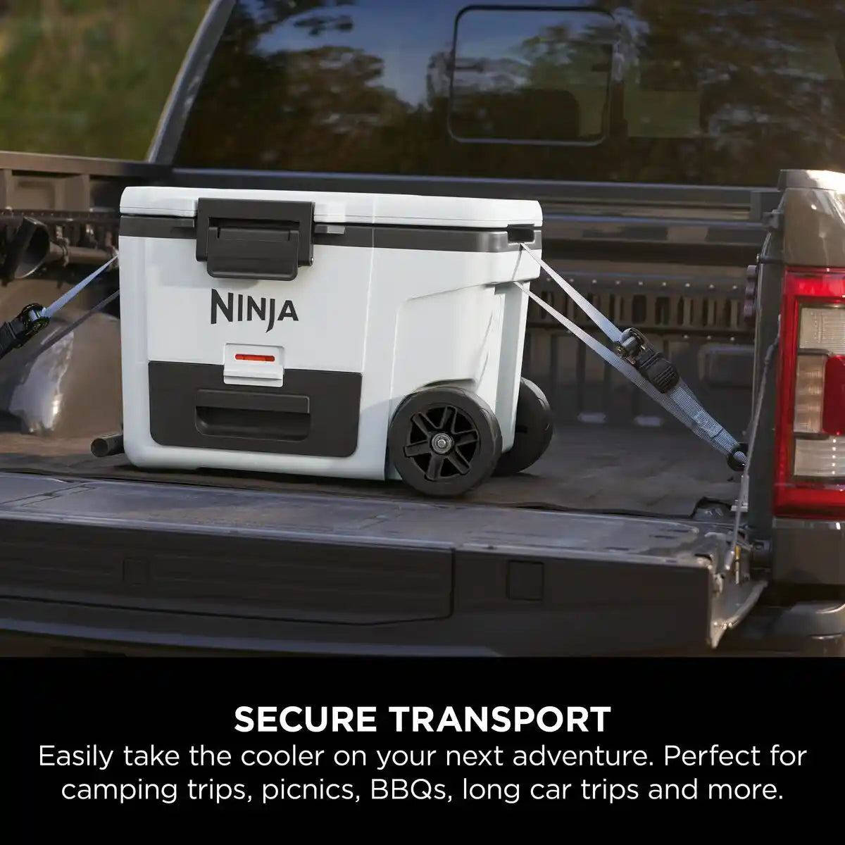 Ninja FrostVault 42 Lire Wheeled Cooler Box with Dry Zone - Cloud White | FB245UKWH