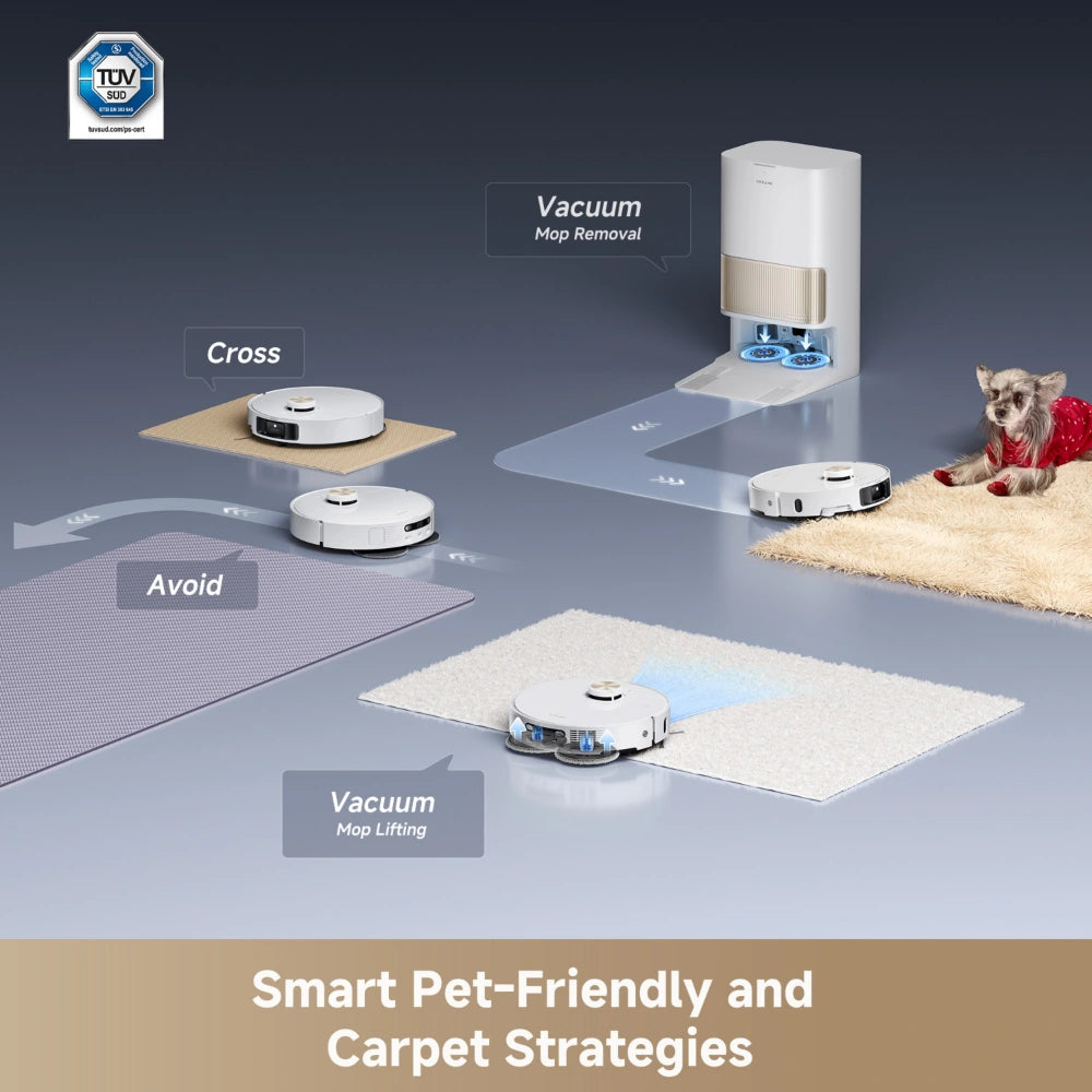 Dreame L40s Pro Robotic Robot Vacuum Cleaner - Ultra White | RLL74CE