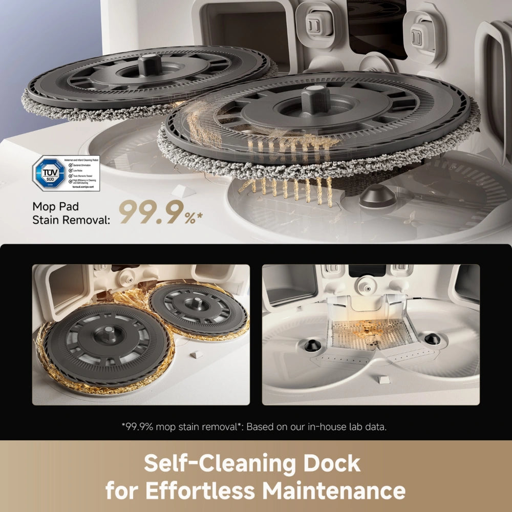 Dreame L40s Pro Robotic Robot Vacuum Cleaner - Ultra White | RLL74CE