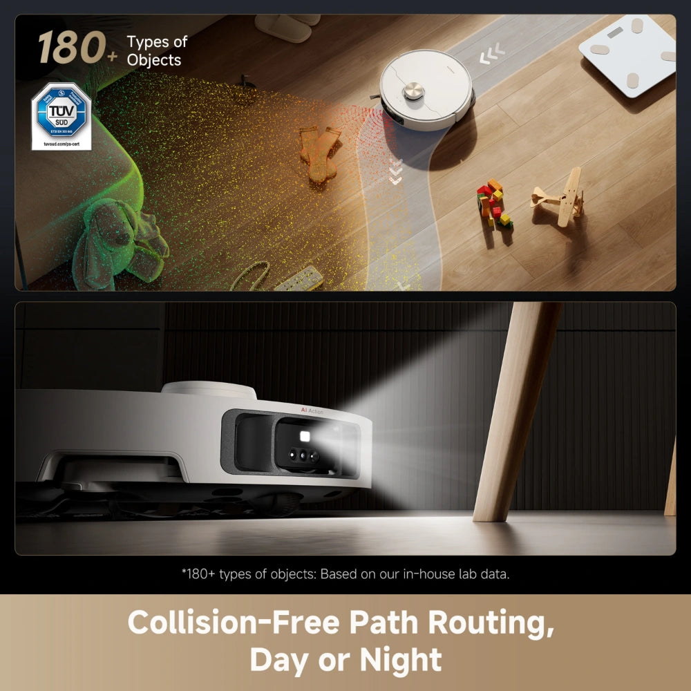 Dreame L40s Pro Robotic Robot Vacuum Cleaner - Ultra White | RLL74CE