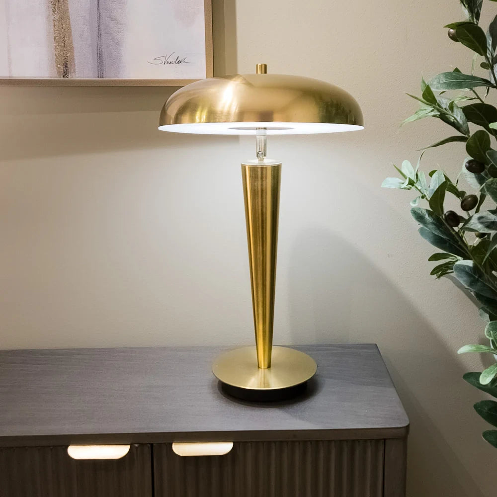Tara Lane Danika USB Rechargeable Table Lamp 48cm - Gold | TL6558