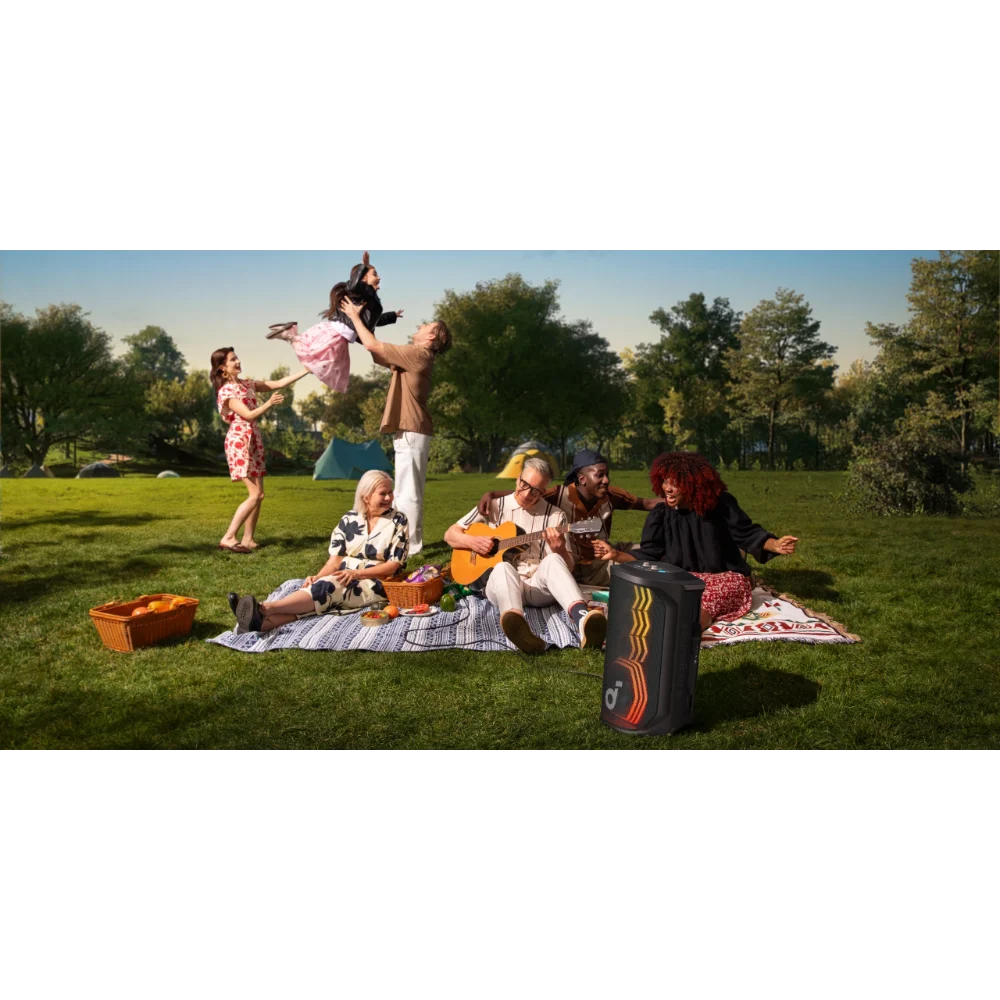 Anker Soundcore Rave 3S AI Karaoke Party Speaker with 2 Wireless Mics | A31A3012