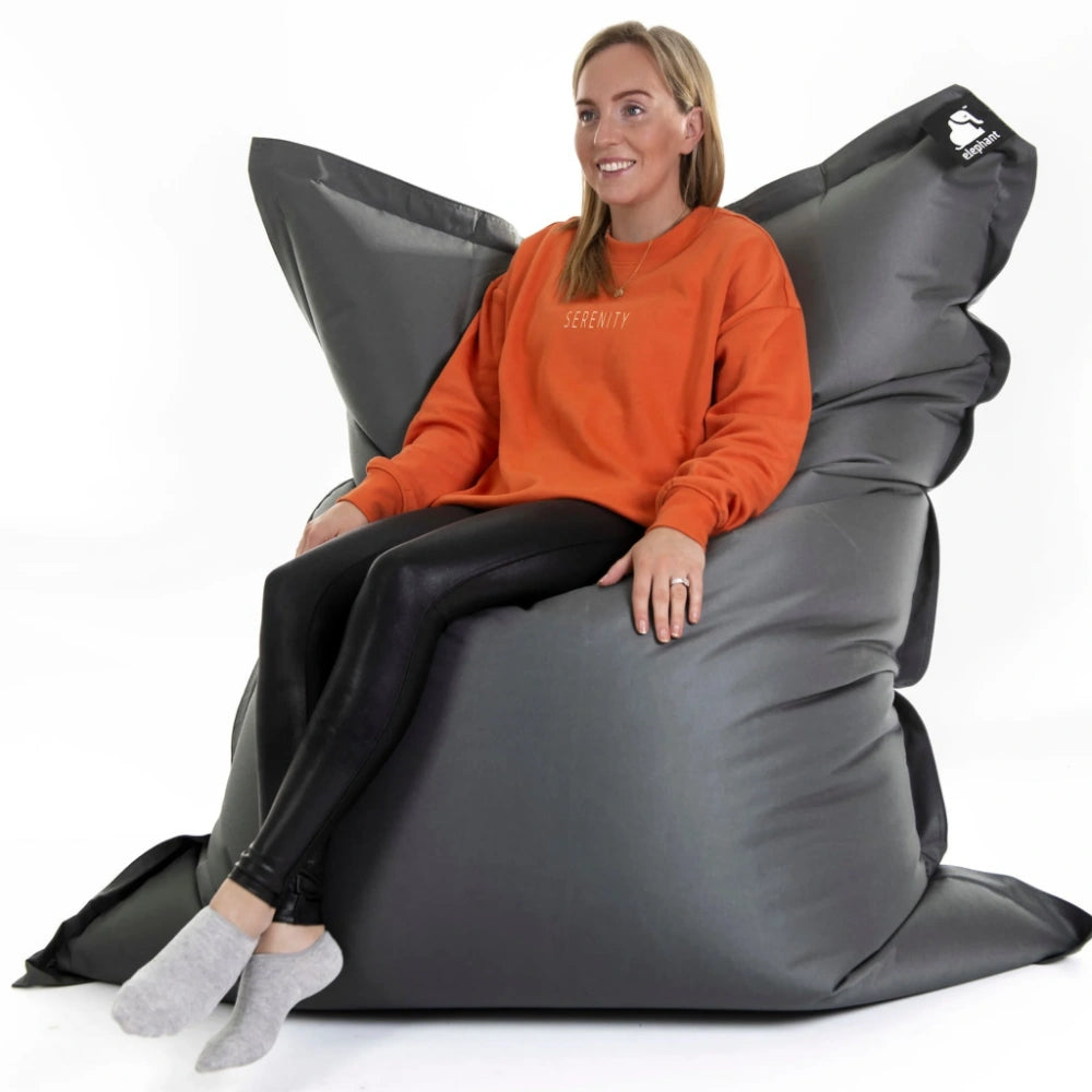 Elephant Jumbo Bean Bag - Smoke Grey | EJBSGR01