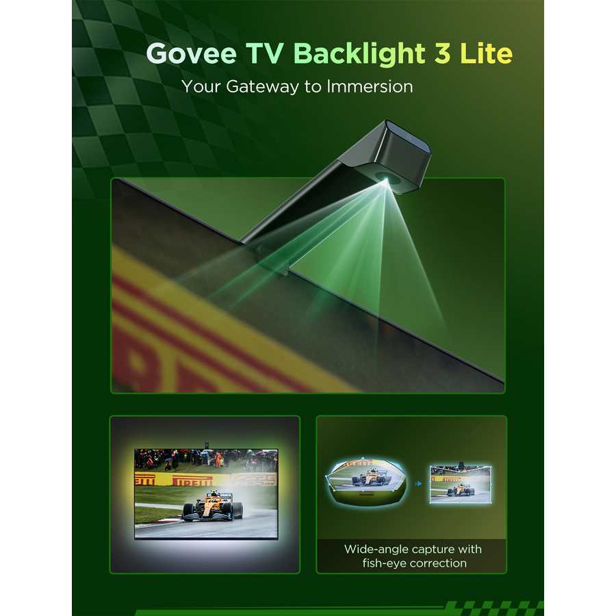 Govee TV Backlight 3 Lite Strip Light for 75 - 85 Inch | H60992D1