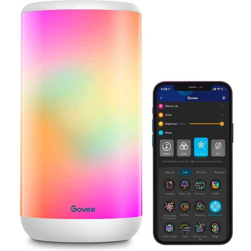Govee Aura Smart Table Lamp - Multi Coloured | H8022BD1