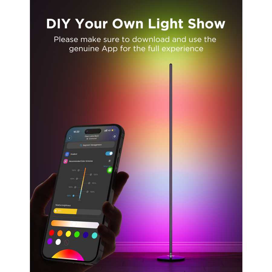 Govee RGBIC Smart Floor Lamp Lite | H8076B13
