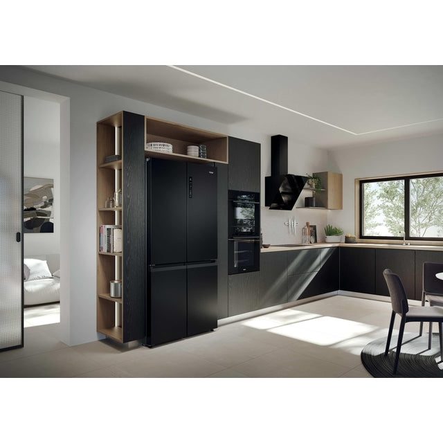 Haier Cube 90 3 Frost Free Multi Door Fridge Freezer - Slate Black | HCR39F19ENPT