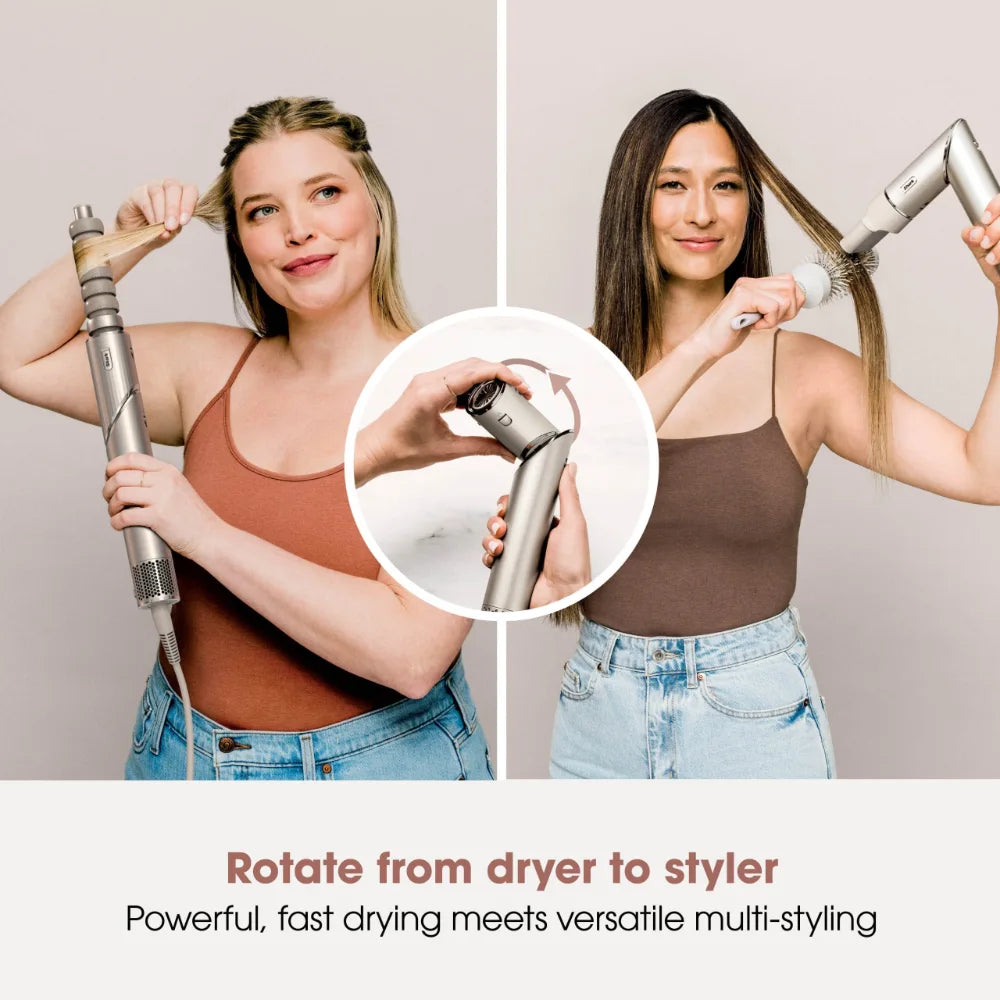 Shark FlexStyle 4 in 1 Air Styler and Hair Dryer - Stone | HD436SLUK