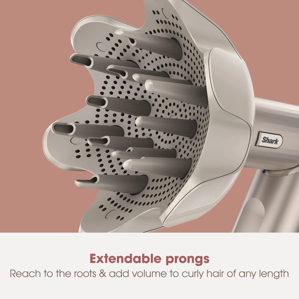 Shark FlexStyle 5 in 1 Air Styler and Hair Dryer with Storage Case - Stone | HD446SLUK