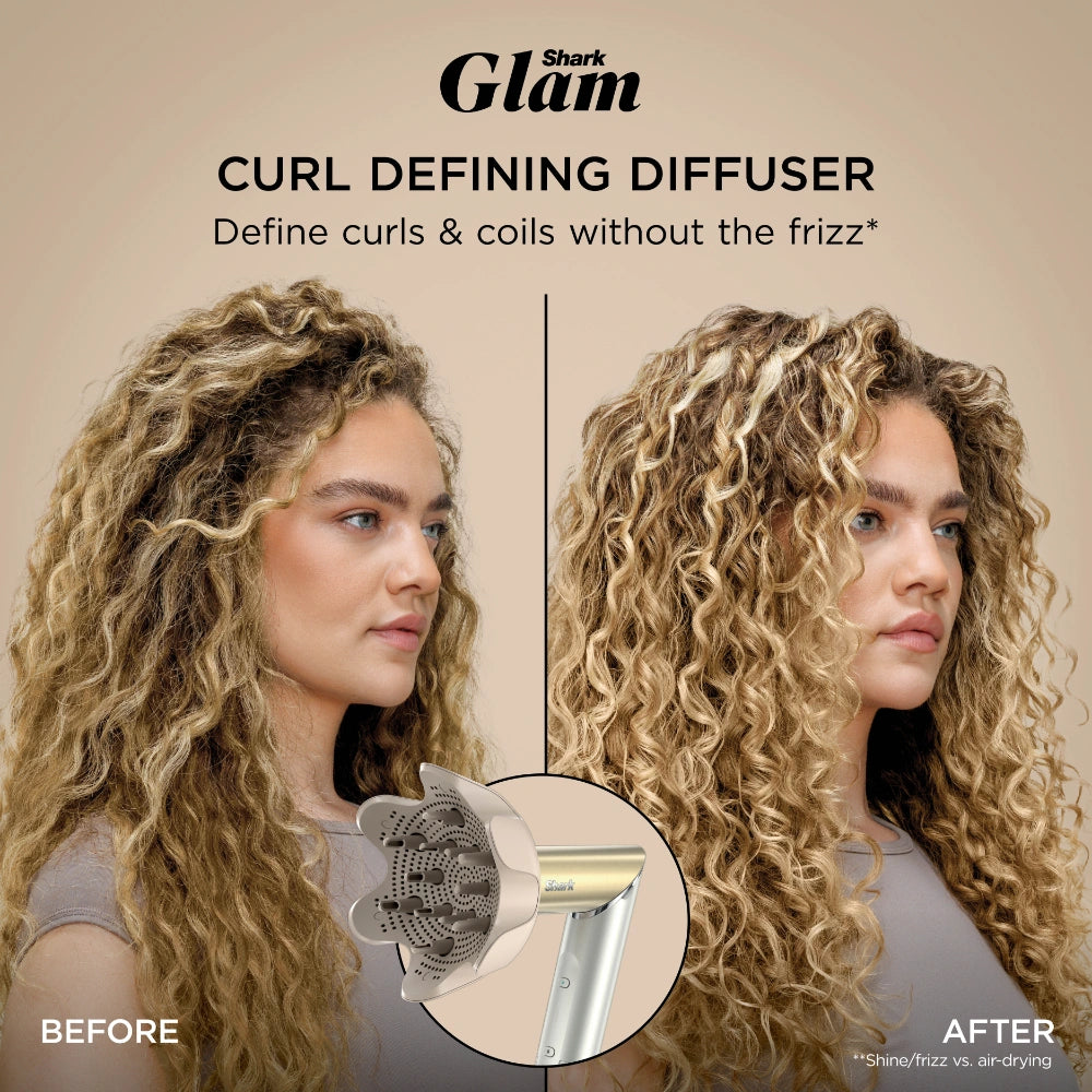 Shark Glam Straight, Waves and Curls Multi Styler - Gold | HD6052SUK